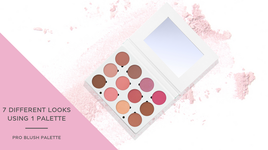 7 Different Looks with the Pro Blush Palette