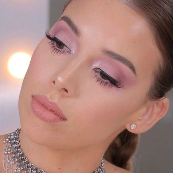 Monochromatic Makeup: Blushing Beauty
