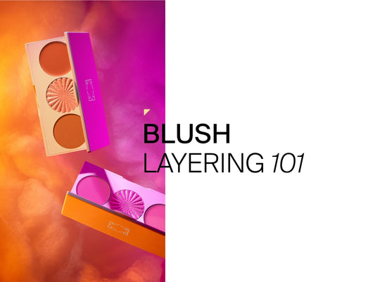 Blush Layering 101 featuring our Cotton Candy Skies and Sunset Dreams Blush Trios