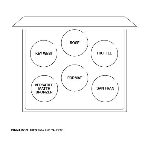 Mini Mix Face Palette - Cinnamon Hues