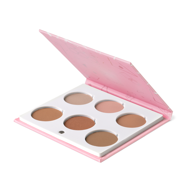 Mini Mix Face Palette - Cinnamon Hues
