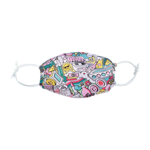 Cloth Face Mask - Illustration Print