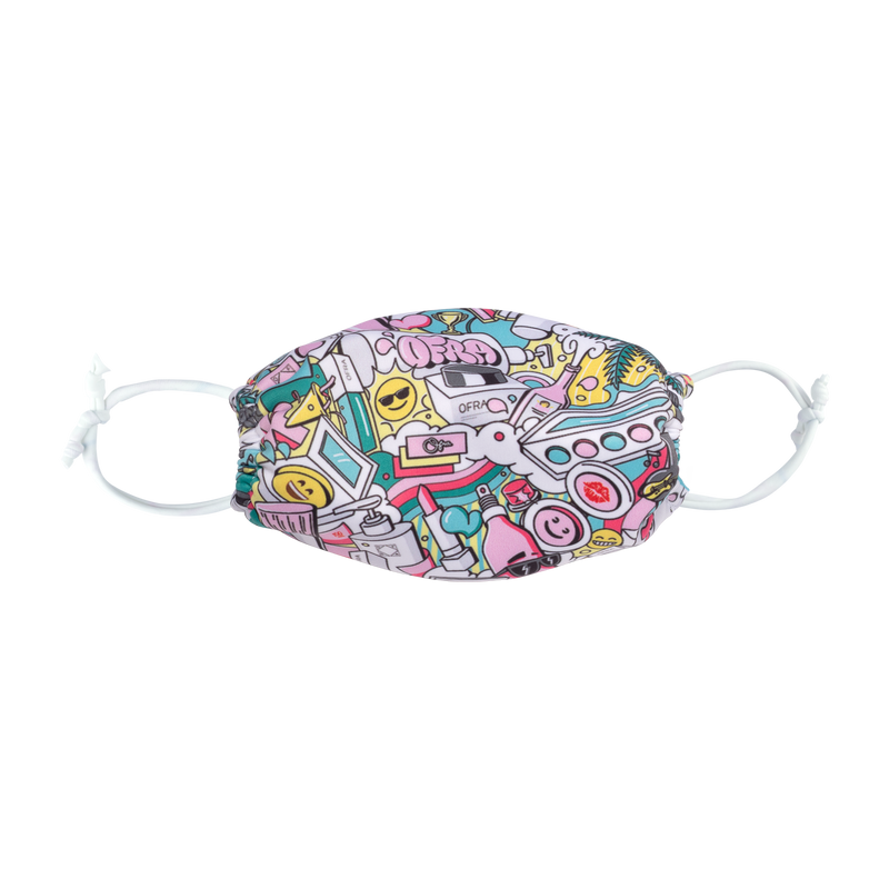 Cloth Face Mask - Illustration Print