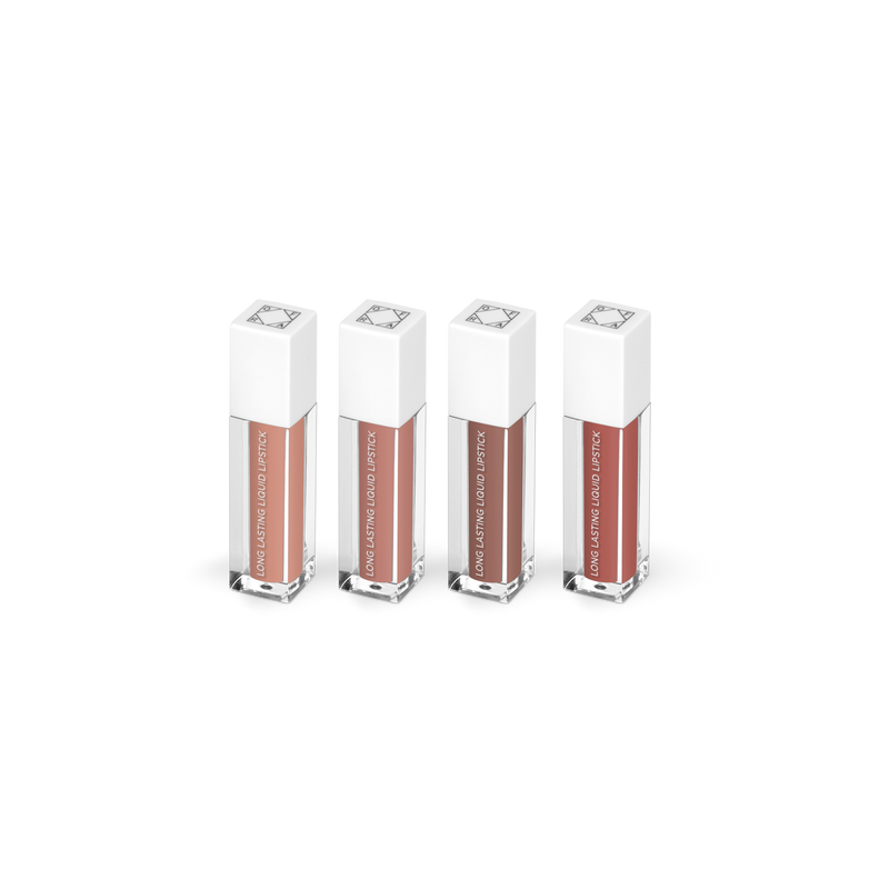Long Lasting Liquid Lip Set - Everyday Nudes Vol. II
