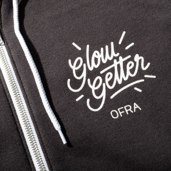 Glow Getter OFRA Zipper Hoodie