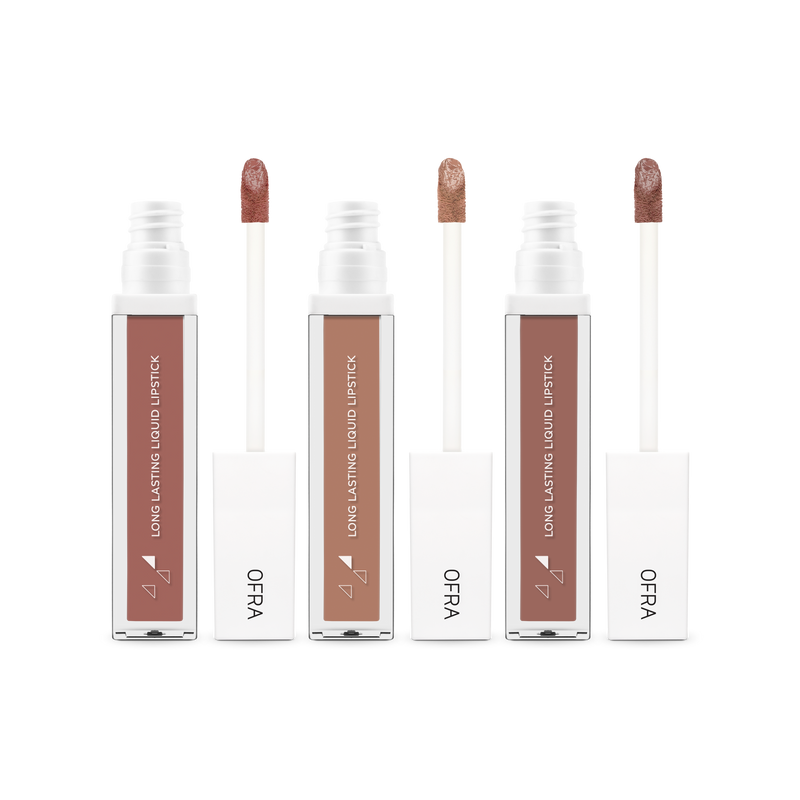 Long Lasting Liquid Lip Set - The Nudes