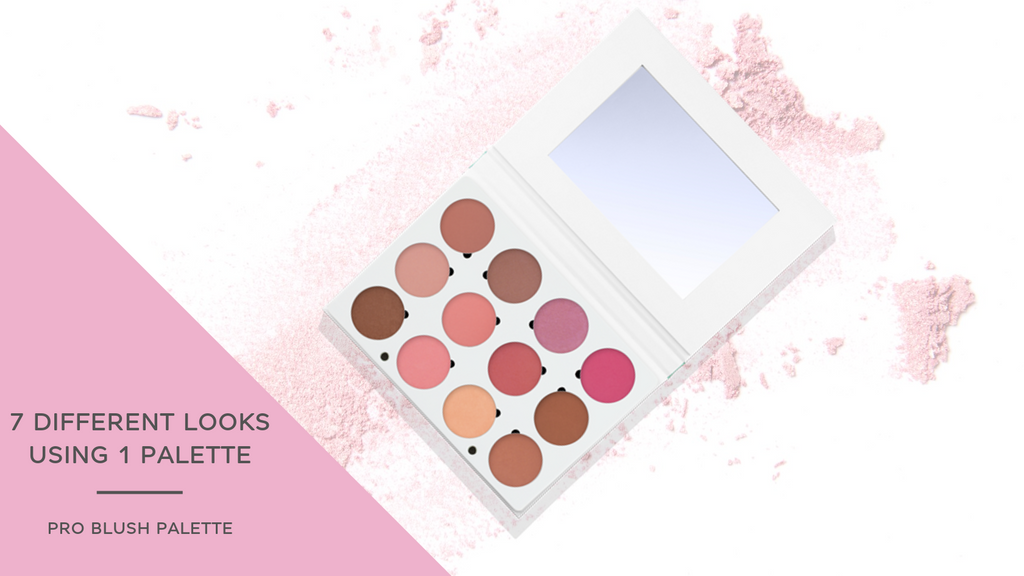 7 Different Looks with the Pro Blush Palette