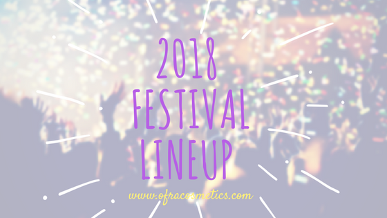 Your 2018 Festival Lineup