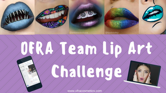 OFRA Team Lip Art Challenge
