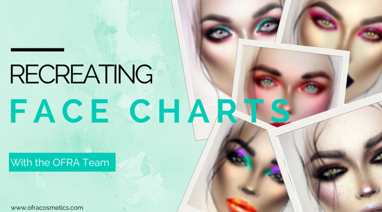 Recreating Face Charts with the OFRA Team