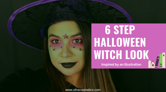 6 Step Halloween Witch Makeup Look
